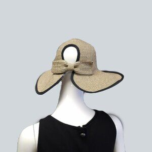 David and Young Straw Packable Sunhat